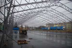 Production (polyester foam) storage hall 23x84x4.5m, Lithuania, Kaunas